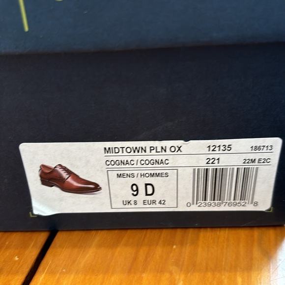 Florsheim Show Company Midtown Plain Oxford in Cognac size 9D - Picture 6 of 6